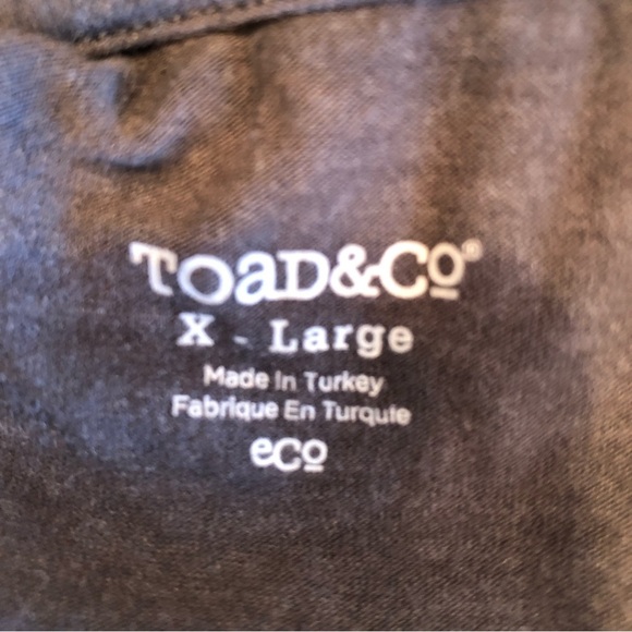 🌈 6/$60, Toad & Co, Athleisure Long Sleeve Top, Grey, Size XL - Picture 2 of 5